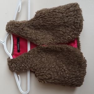 Girls Size 4 Faux Fur Sleeveless Vest